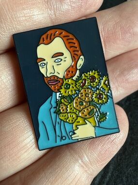 New Tack Pin Vincent Van Gogh Simpsonized
